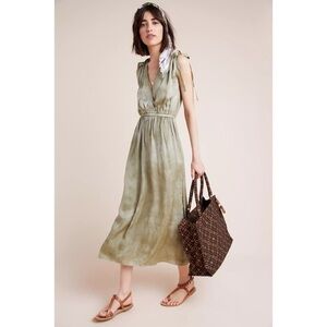 Frye Parachute Maxi Dress in Cream Ground Madir Size S